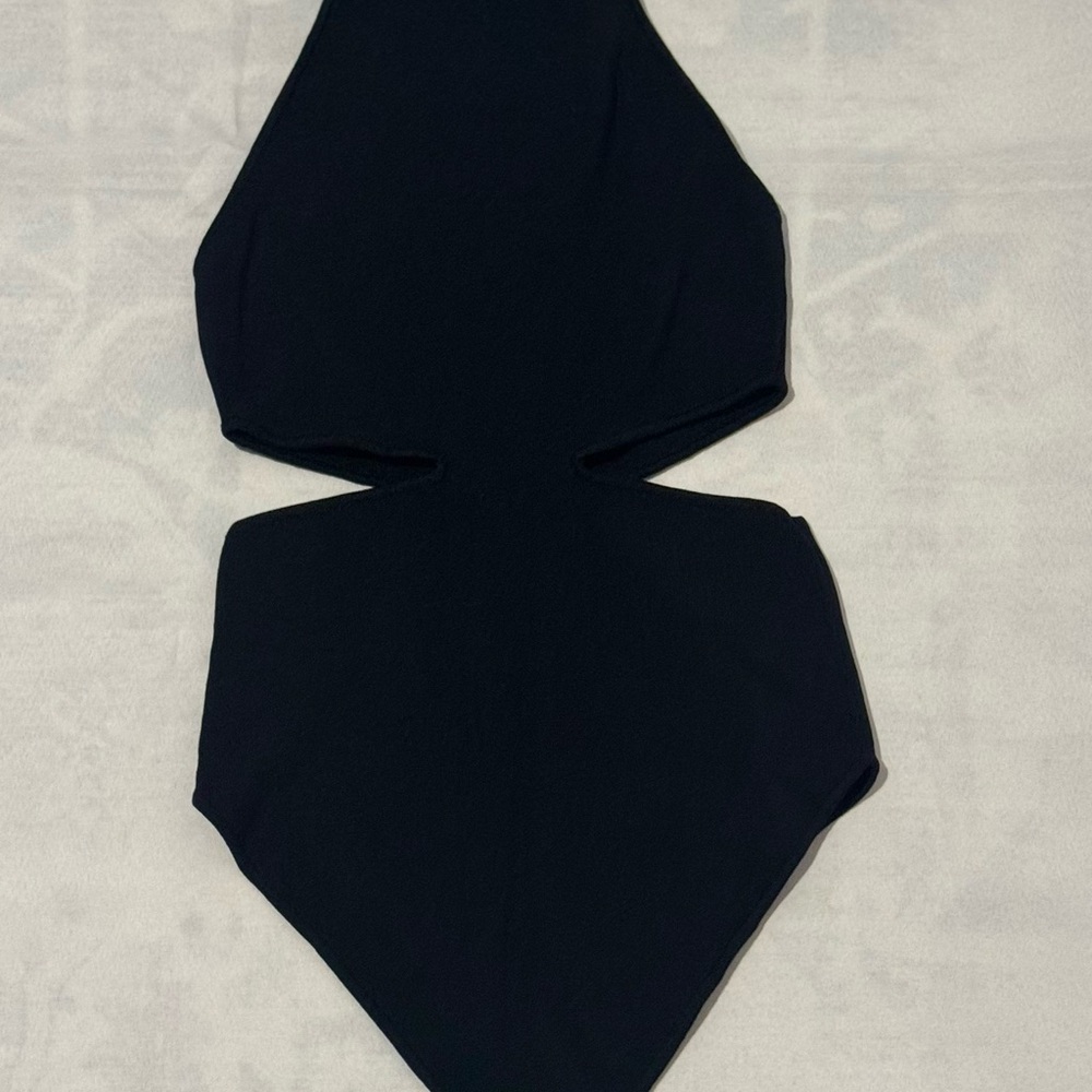 Zara Kids Black Cutout One Piece